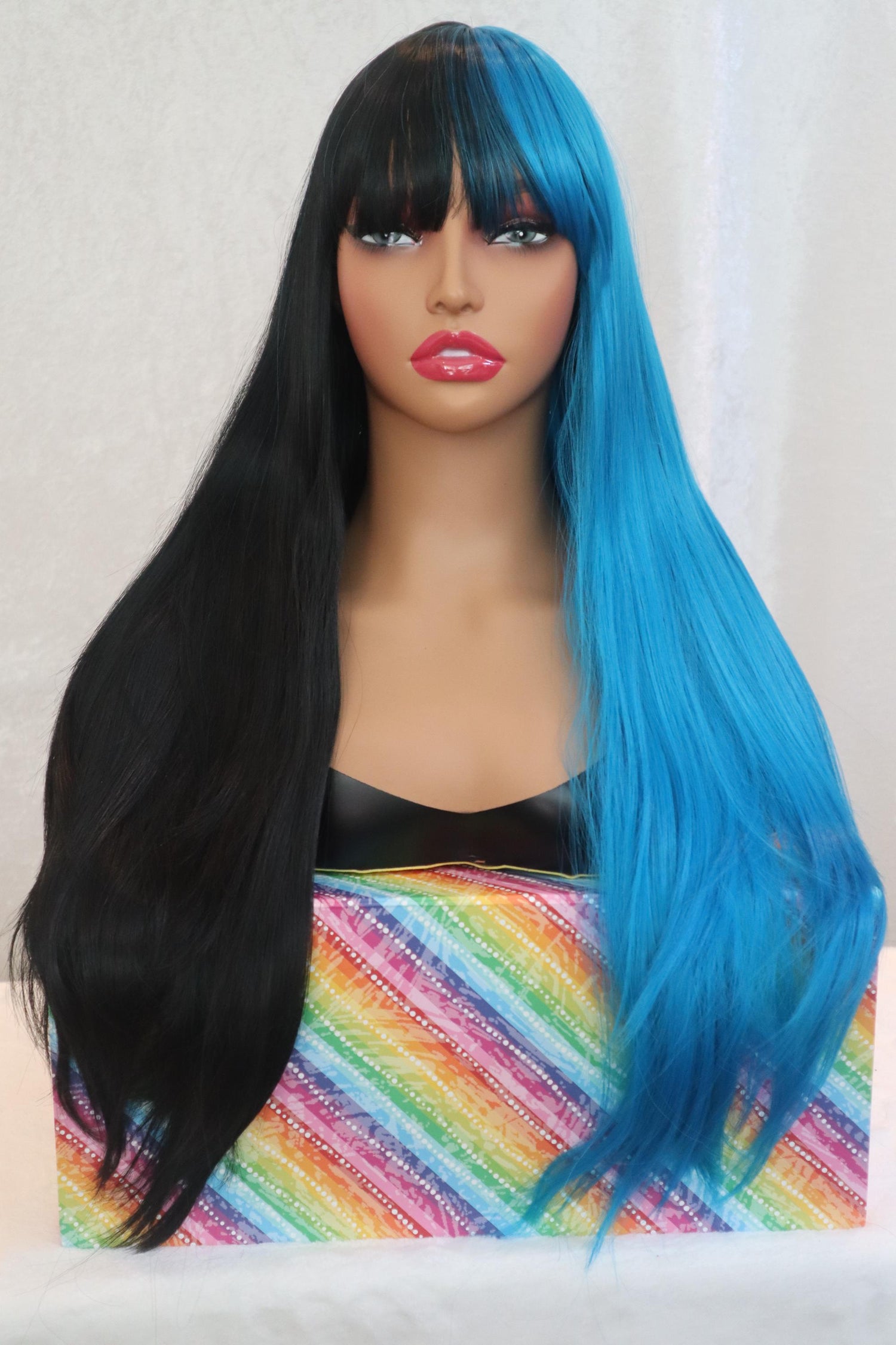 Half colored Wigs