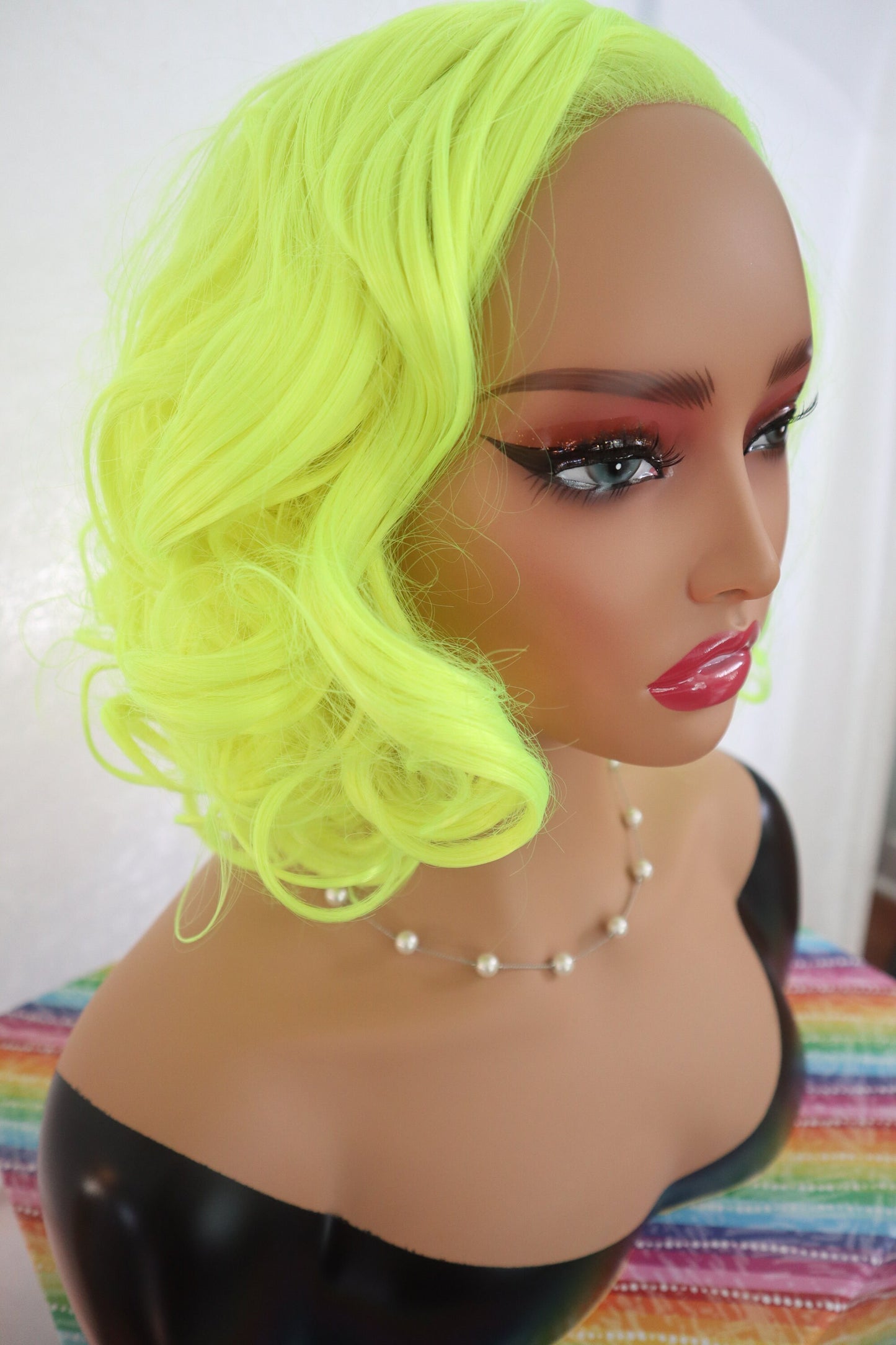 Marilyn Monroe Neon Yellow Lace front wig