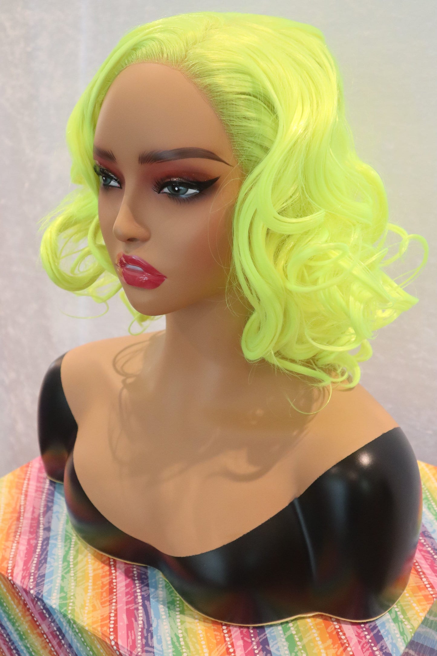 Marilyn Monroe Neon Yellow Lace front wig