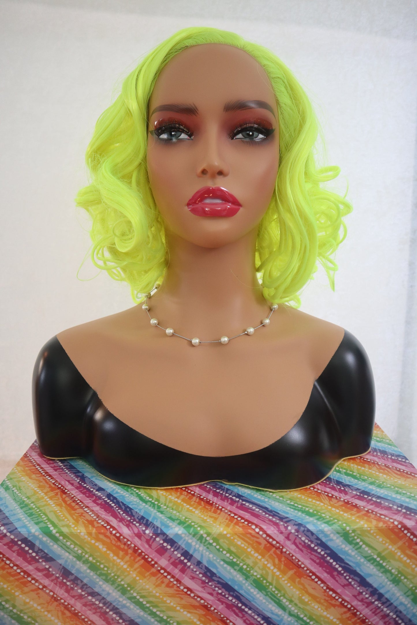 Marilyn Monroe Neon Yellow Lace front wig